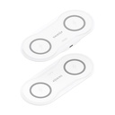 Base de carga Inalámbrica Aisens ASCH-15W2WC059-W/ 15W/ Blanco