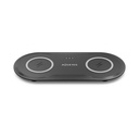 Base de carga Inalámbrica Aisens ASCH-15W2WC060-BK/ 15W/ Negro
