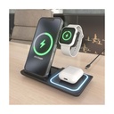 Aisens Wireless Charging Base ASCH-15W3WC043-BK/ 15W