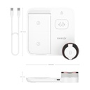 Base de carga Inalámbrica Aisens ASCH-15W4WC061-W/ 15W/ Blanco