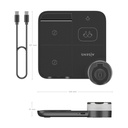 Base de carga Inalámbrica Aisens ASCH-15W4WC062-BK/ 15W/ Negro
