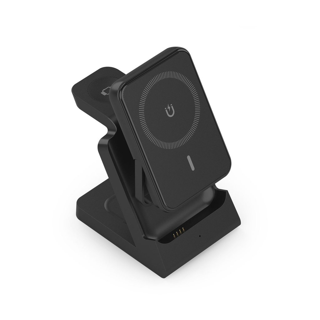 Base de carga Inalámbrica Aisens ASCH-15W4WC064-BK/ 15W/ Negro