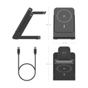 Base de carga Inalámbrica Aisens ASCH-15W4WC064-BK/ 15W/ Negro
