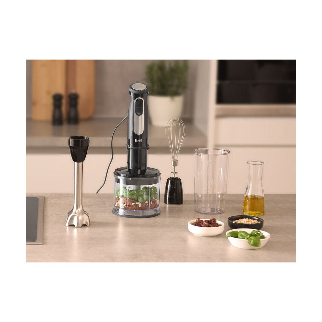 Batidora de mano Braun MultiQuick 5 Pro Hand Blender MQ 55236 M/ 1000W/ 26 Velocidades