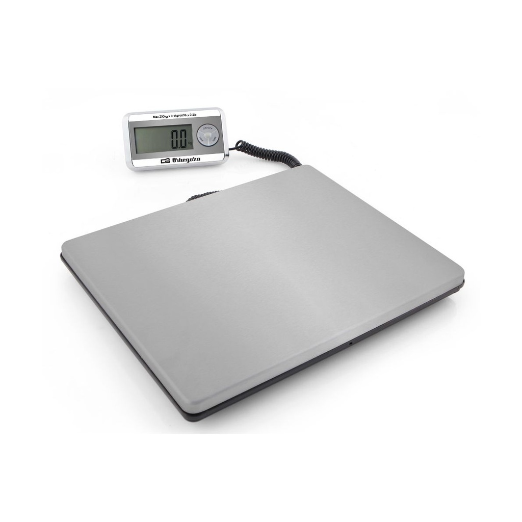 Báscula de Cocina Electrónica Orbegozo PC 5500/ hasta 200kg/ Plateada