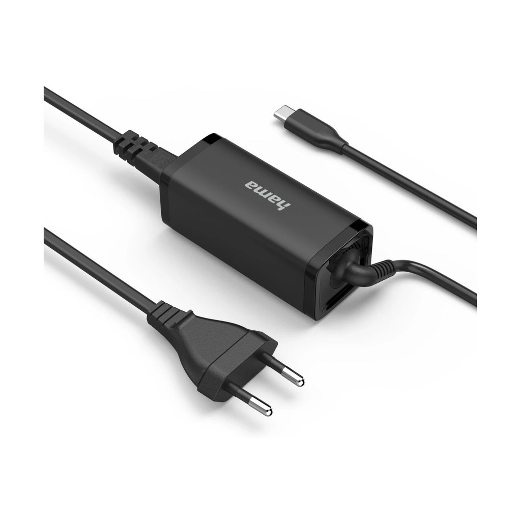 CARGADOR USB PARED HAMA GAN 65W USB-C