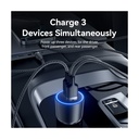 Cargador de Coche Vention FFPB0/ 2xUSB-Tipo C/ 1xUSB/ 165W