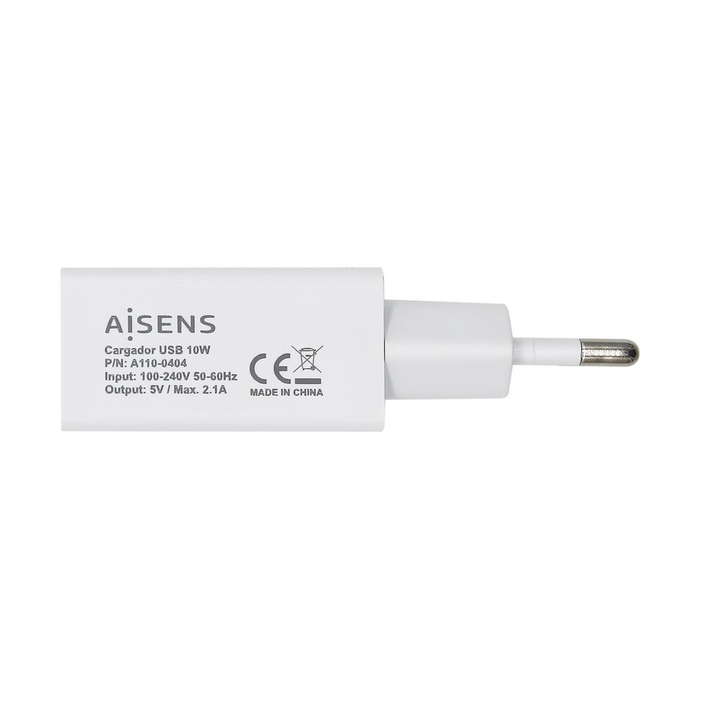 Aisens A110-0404 Wall Charger / 1xUSB / 10W