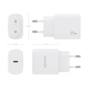 Cargador de Pared Aisens A110-0756/ 1xUSB Tipo-C/ 25W