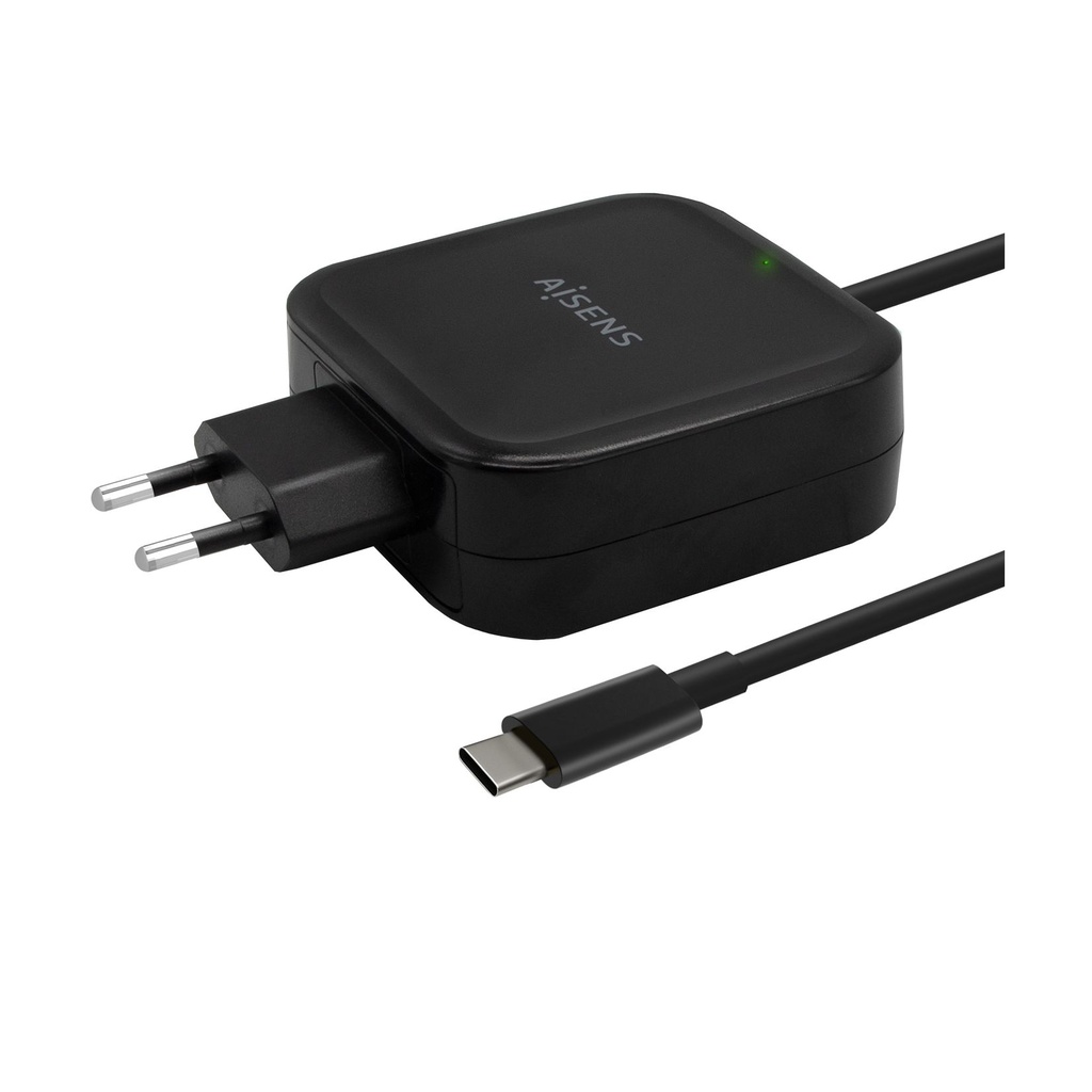 Aisens ASCH-1PD65WL-BK Wall Charger / 1xUSB Type-C / 65W