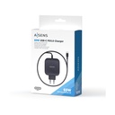 Aisens ASCH-1PD65WL-BK Wall Charger / 1xUSB Type-C / 65W
