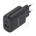 Aisens A110-0924 GaN Wall Charger/ 1xUSB Type-C/ 1xUSB/ 30W/ Black