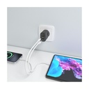 Aisens A110-0924 GaN Wall Charger/ 1xUSB Type-C/ 1xUSB/ 30W/ Black