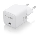 Aisens GaN Wall Charger ASCH-30W1P035-W/ 1xUSB Type-C/ 30W