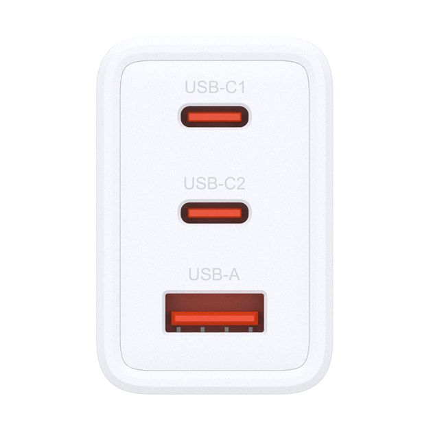 Cargador de Pared GaN D-Link DCP-651/ 2xUSB Tipo-C/ 1xUSB/ 65W