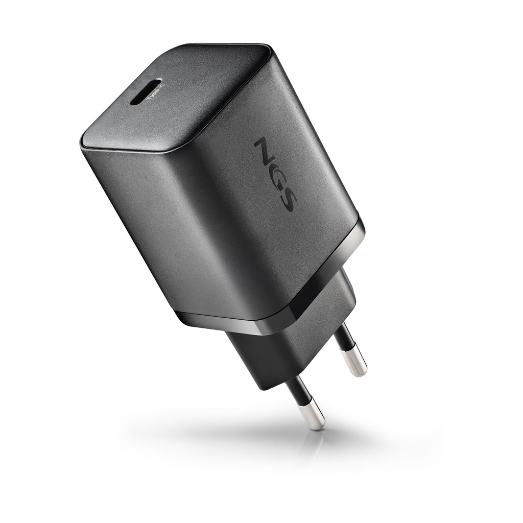 Cargador de Pared GaN NGS Bud 65W/ 1xUSB Tipo-C/ 65W