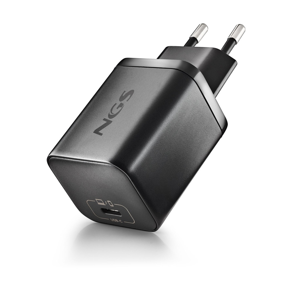 Cargador de Pared GaN NGS Bud 65W/ 1xUSB Tipo-C/ 65W