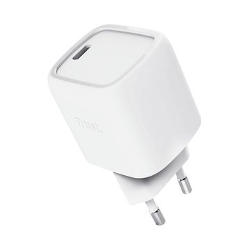 Cargador de Pared GaN Trust Maxo 30W/ 1xUSB Tipo-C/ 30W