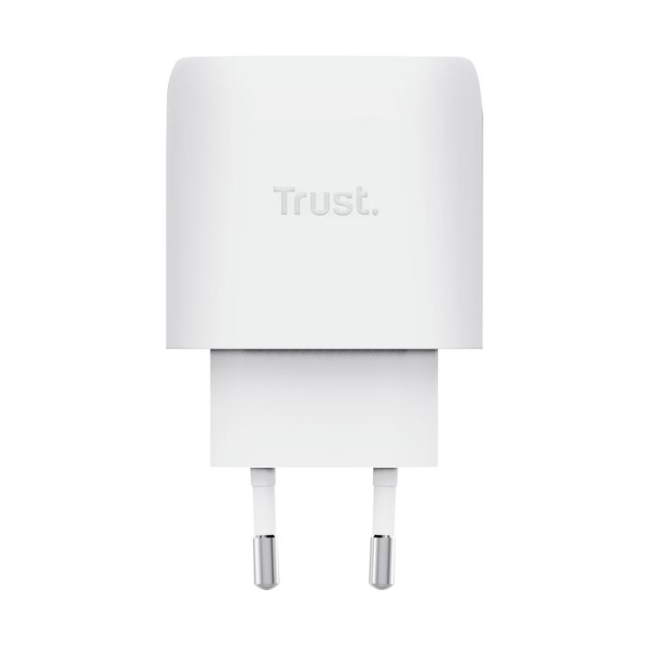 Cargador de Pared GaN Trust Maxo 45W/ 1xUSB Tipo-C/ Incluye Cable USB Tipo-C/ 45W