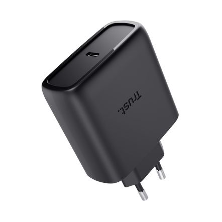 Cargador de Pared GaN Trust Maxo 65W/ 1xUSB Tipo-C/ Incluye Cable USB Tipo-C/ 65W