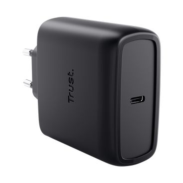 Cargador de Pared GaN Trust Maxo 65W/ 1xUSB Tipo-C/ Incluye Cable USB Tipo-C/ 65W