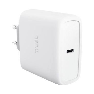 Cargador de Pared GaN Trust Maxo 65W/ 1xUSB Tipo-C/ Incluye Cable USB Tipo-C/ 65W