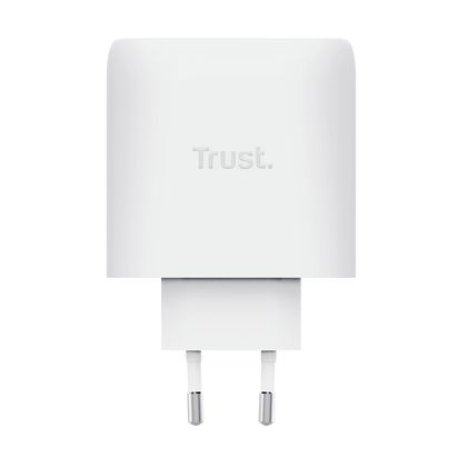 Cargador de Pared GaN Trust Maxo 65W/ 1xUSB Tipo-C/ Incluye Cable USB Tipo-C/ 65W