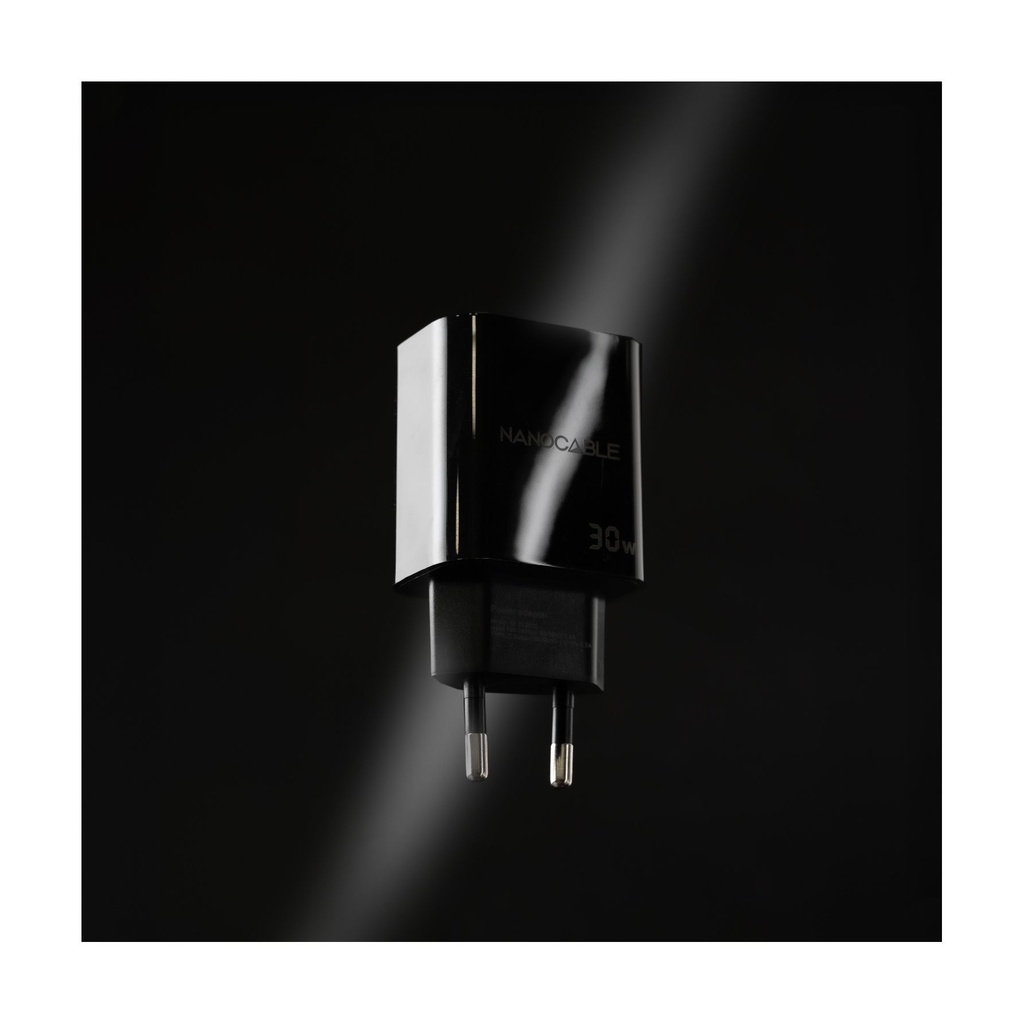 Nanocable Wall Charger 10.10.2010/ 1xUSB Type-C/ 30W/ Black