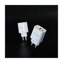 Nanocable Wall Charger 10.10.2011/ 1xUSB/ 1xUSB Type-C/ 30W/ White