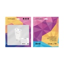 Cargador de Pared Nanocable 10.10.2029/ 2xUSB Tipo-C/ 30W/ Blanco