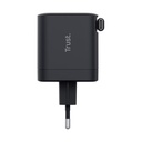 Cargador de Pared Trust Maxo 65W/ 1xUSB Tipo-C/ Incluye Cable USB Tipo-C Retráctil/ 65W