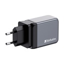 Verbatim GNC-65 GaN Universal Wall Charger for Travel / 2xUSB Type-C / 1xUSB / 65W