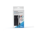 Cargador de Portátil Aisens ASLC-90WAUTO-BK/ 90W/ Automático/ 12 Conectores/ Voltaje 15-20V/ 1 USB QC3.0