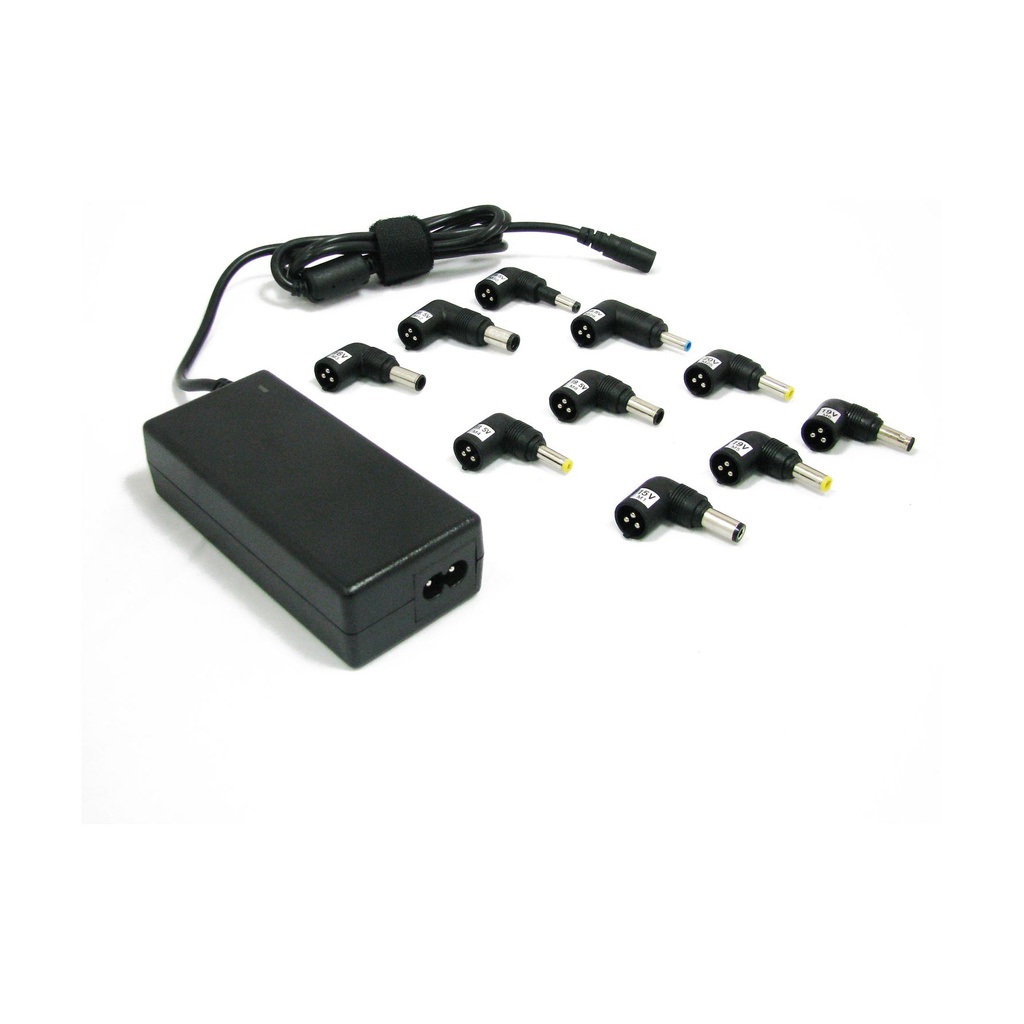 Cargador de Portátil Leotec/ 70W/ Automático/ 10 Conectores/ Voltaje 15-20V