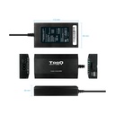 Cargador de Portátil TooQ TQLC-100BS01M/ 100W/ Manual/ 12 Conectores/ Voltaje 12-24V/ 1 USB