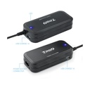 Cargador de Portátil TooQ TQLC-90BS02AT/ 90W/ Automático/ 12 Conectores/ Voltaje 12-20V/ 1 USB