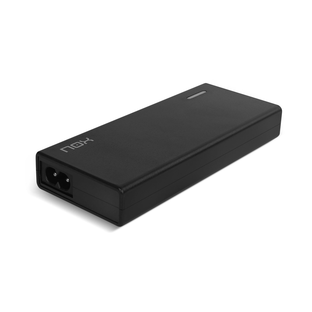 Cargador de Portátil Nox 90W/ 90W/ Automático/ 10 Conectores/ Voltaje 15-20V