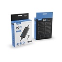 Cargador de Portátil Nox 90W/ 90W/ Automático/ 10 Conectores/ Voltaje 15-20V