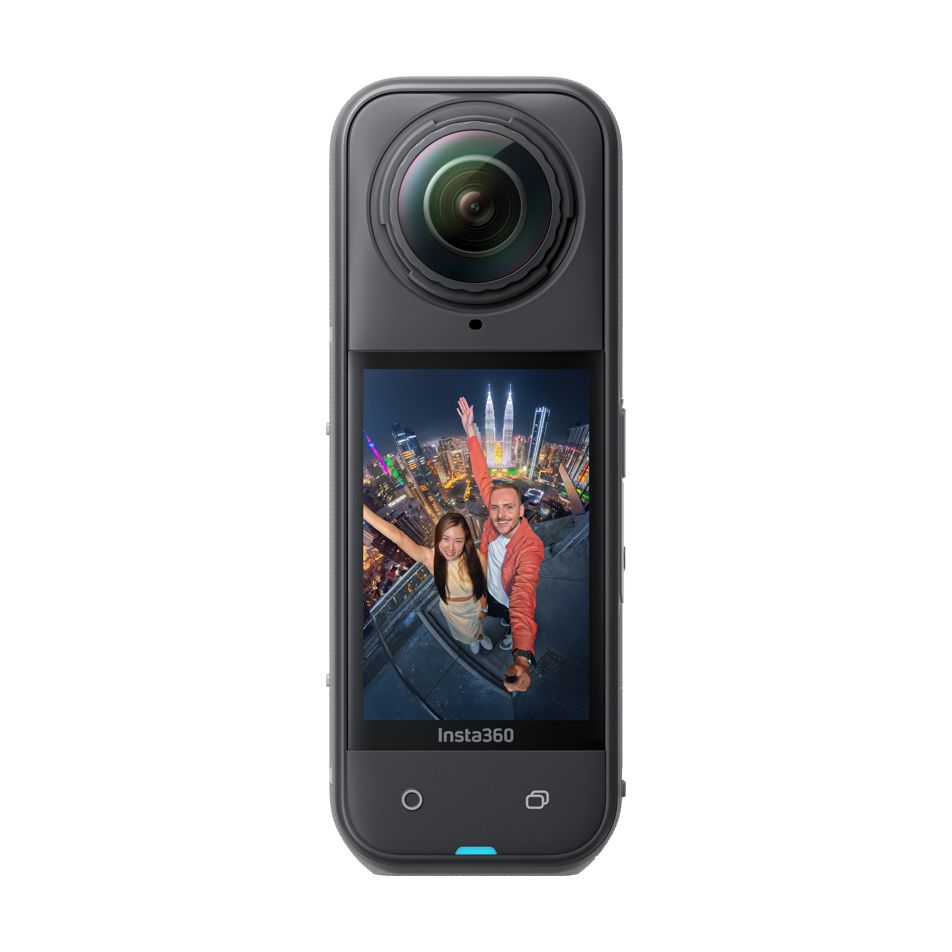Cámara Digital Deportiva Insta360 X5/ 8K/ ángulo de visión 360º/ Negra