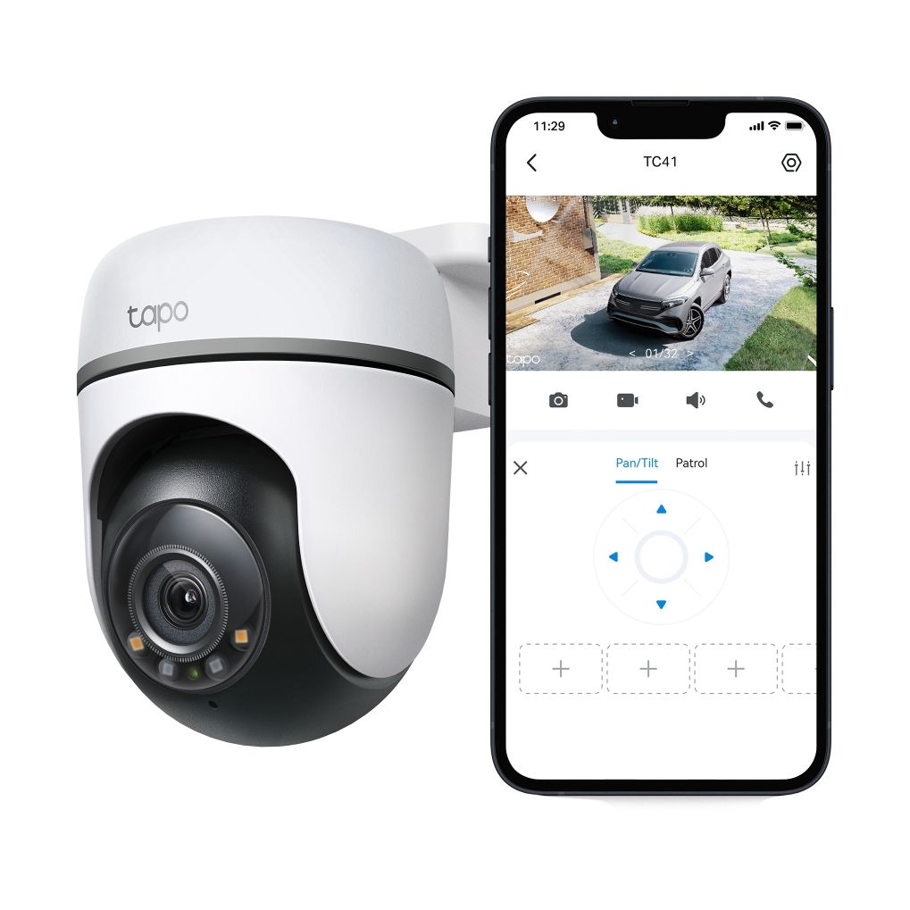 Cámara de Videovigilancia TP-Link Tapo TC41/ Visión Nocturna/ Control desde APP