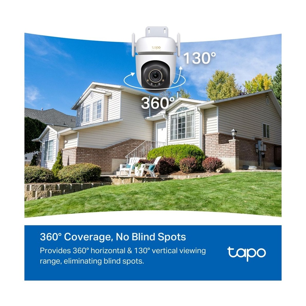 Cámara de Videovigilancia TP-Link Tapo TC43/ Visión Nocturna/ Control desde APP