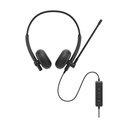 DELL WH125, Alámbrico, Llamadas/Música, 20 - 20000 Hz, 125 g, Auriculares, Negro