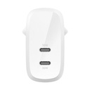 DUAL 30W USB-C WALL CHARG PD 60W WH