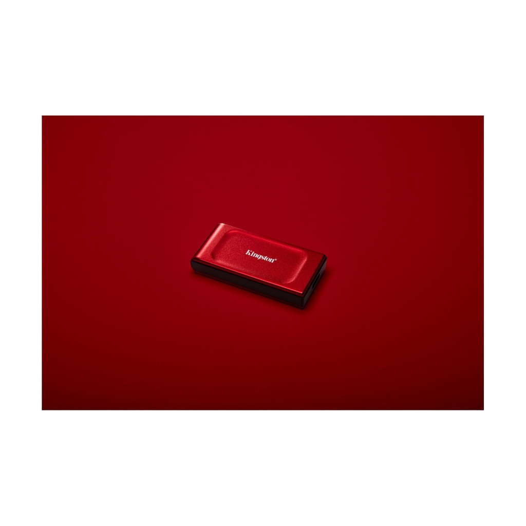 Disco Externo SSD Kingston XS1000 1TB/ USB 3.2/ Rojo