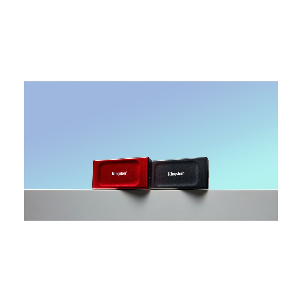 Disco Externo SSD Kingston XS1000 1TB/ USB 3.2/ Rojo