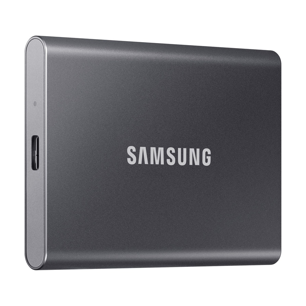 Disco Externo SSD Samsung Portable T7 2TB/ USB 3.2/ Gris