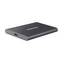 Disco Externo SSD Samsung Portable T7 2TB/ USB 3.2/ Gris