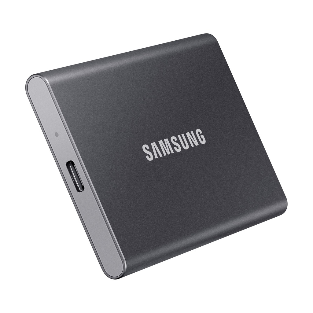 Disco Externo SSD Samsung Portable T7 2TB/ USB 3.2/ Gris
