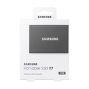 Disco Externo SSD Samsung Portable T7 2TB/ USB 3.2/ Gris