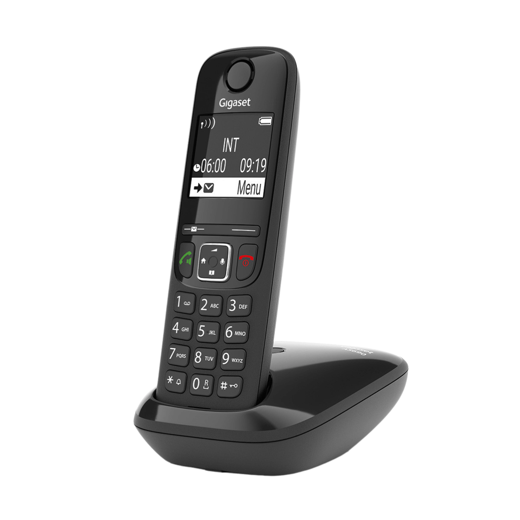 Gigaset Teléfono Inalámbrico DECT AS690 Negro (Black)
